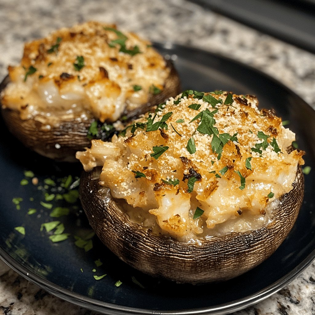 Crab-Stuffed Mushrooms