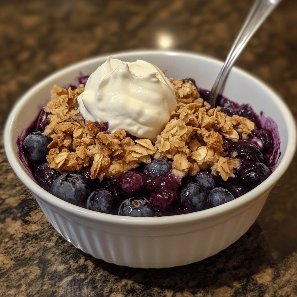 Delicious Blueberry Crisp