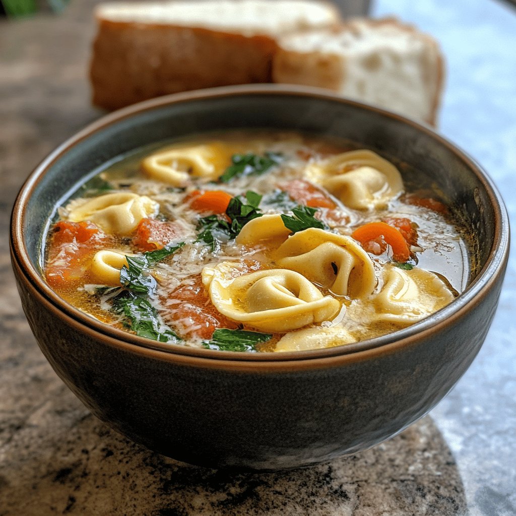 Easy Tortellini Soup