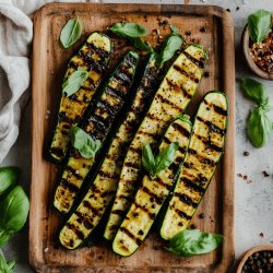 Grilled Balsamic Zucchini