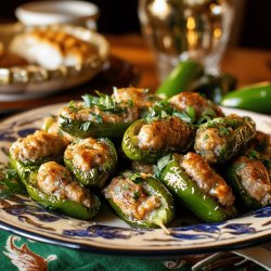 Stuffed Jalapeños with Sausage