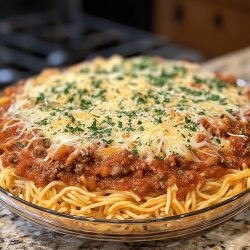 Simple Spaghetti Pie