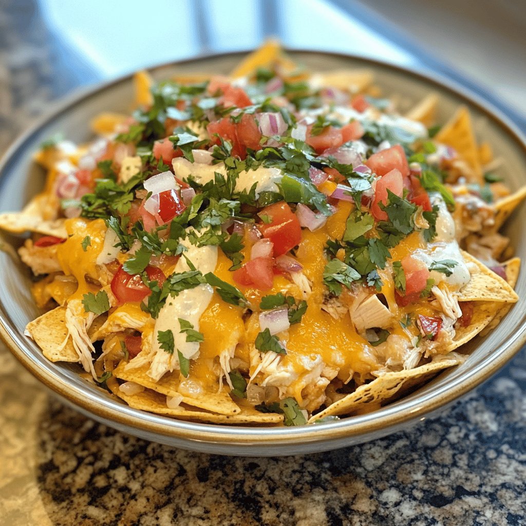 Restaurant-Style Chicken Nachos