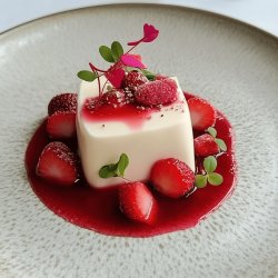 Panacotta à la fraise