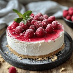 Cheesecake à la framboise