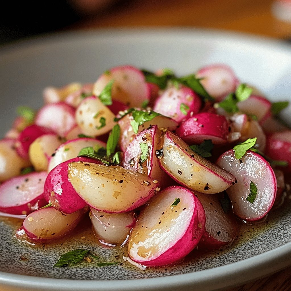 Sautéed Radishes