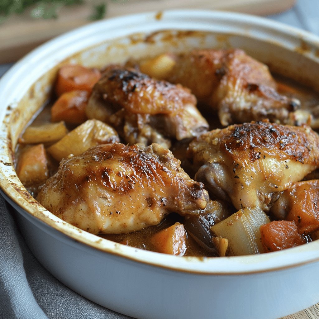 Fricassée de poulet rapide