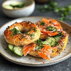 Bagel au saumon fumé