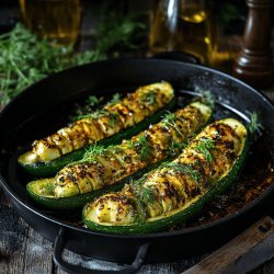 Courgettes au four pour grillades