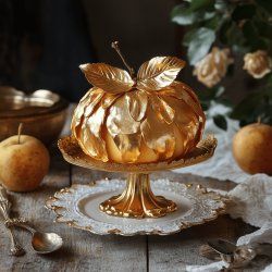 Fondant aux pommes golden