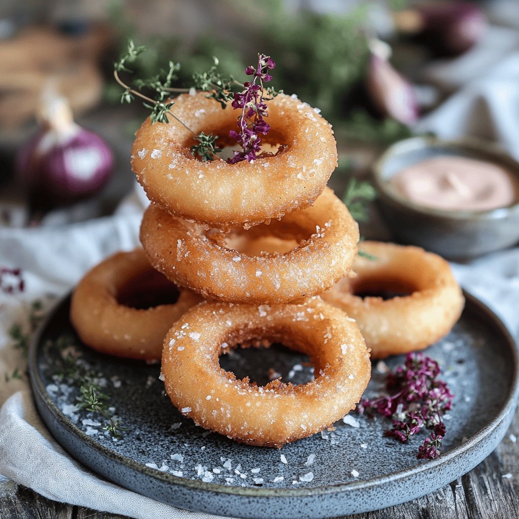 Onion Rings Pâte à Beignet