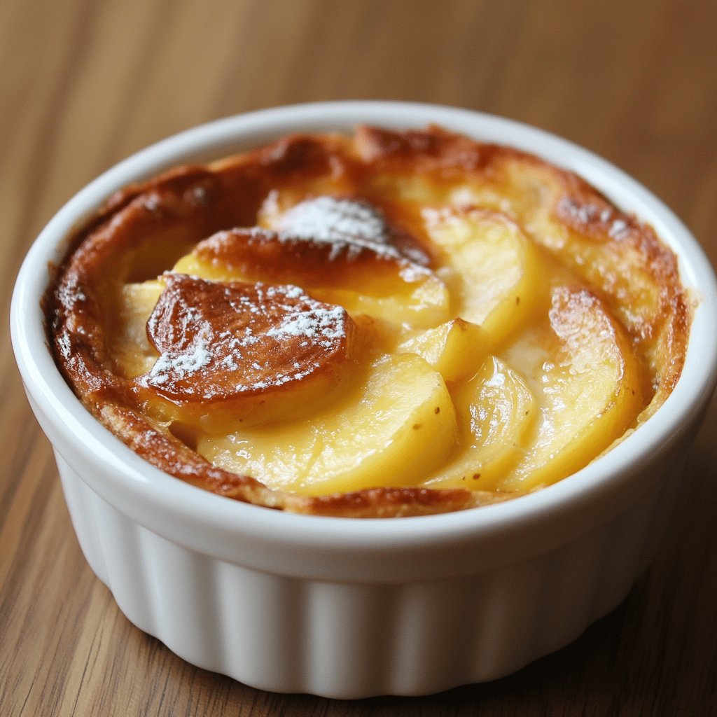 Clafoutis aux pommes rapide