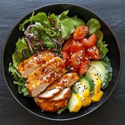 Salade de poulet au miel