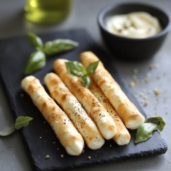 Sticks de mozzarella croustillants