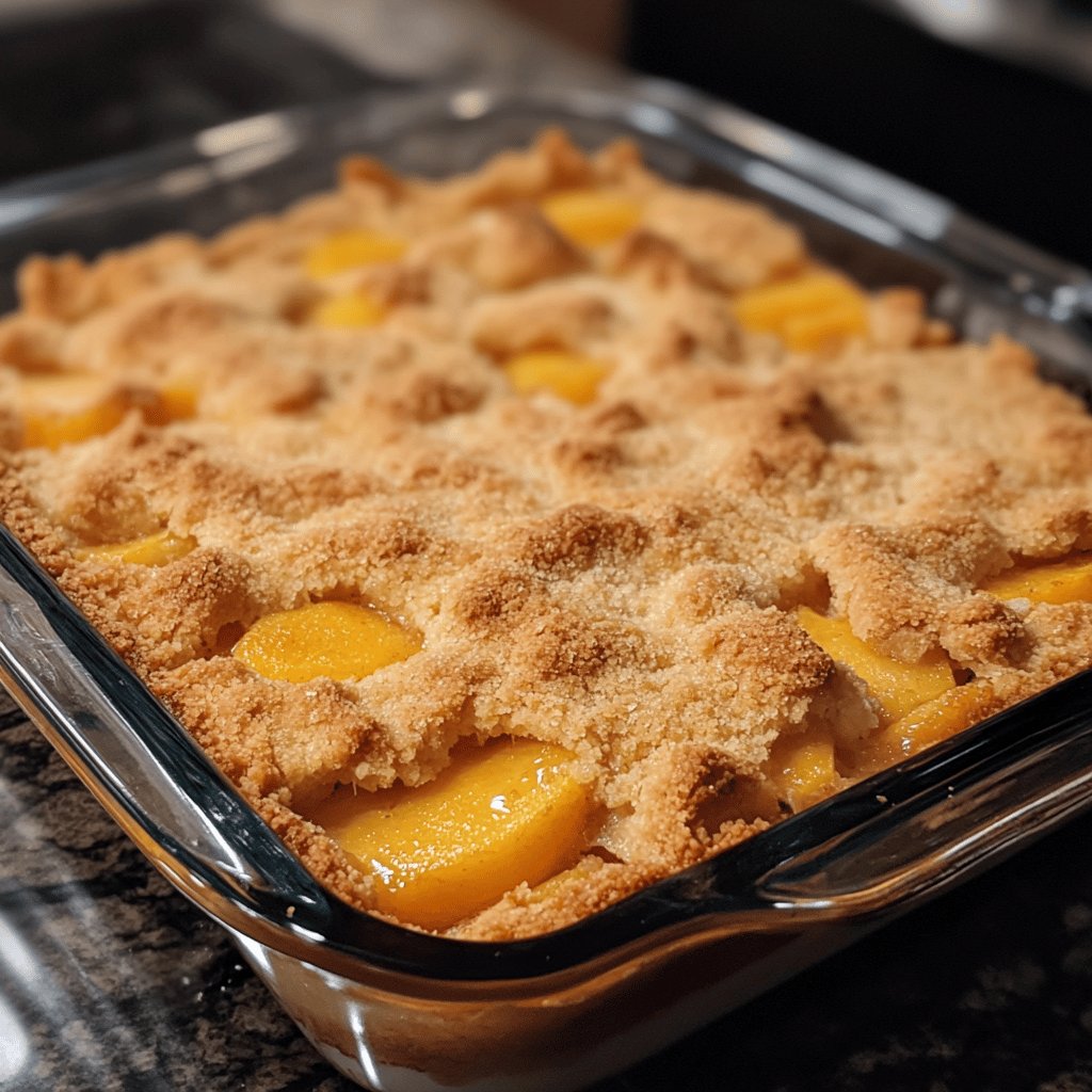 Simple Peach Cobbler