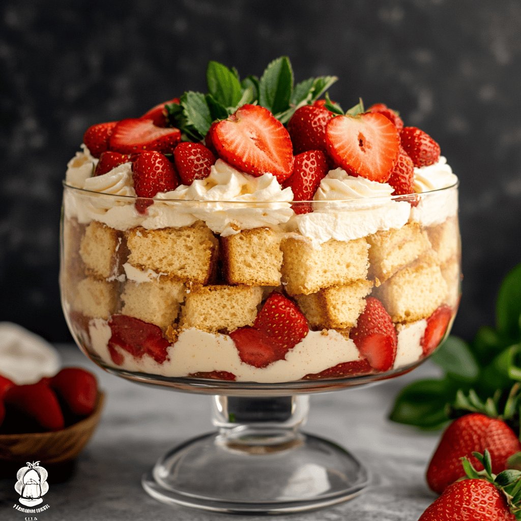 Delicious Strawberry Trifle