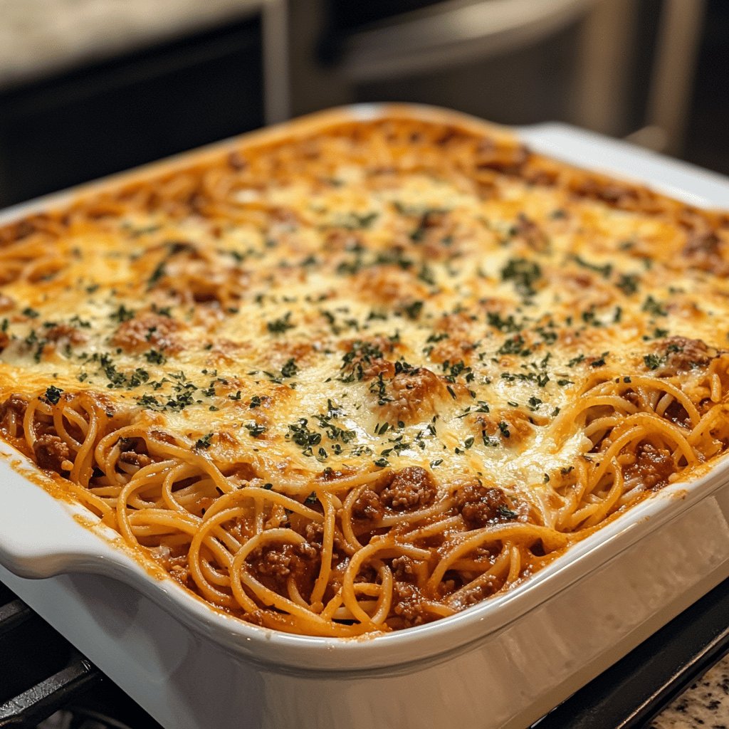 Delicious Spaghetti Casserole