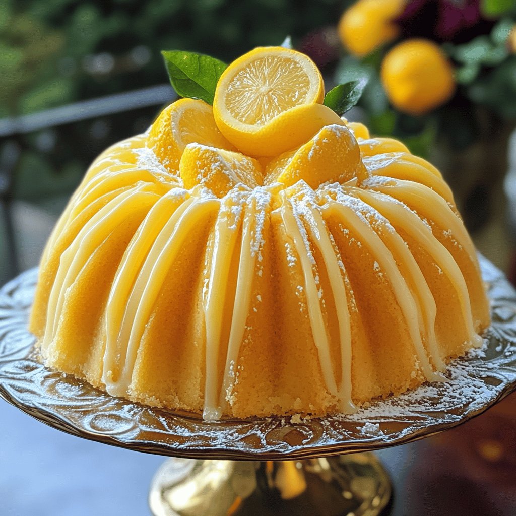 Zesty Lemon Bundt Cake