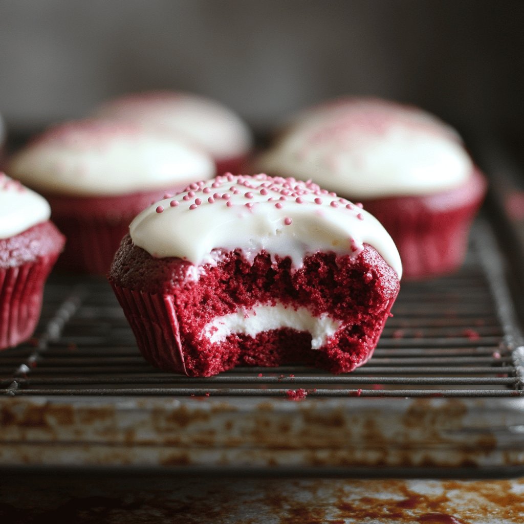 Moist Red Velvet Cupcakes