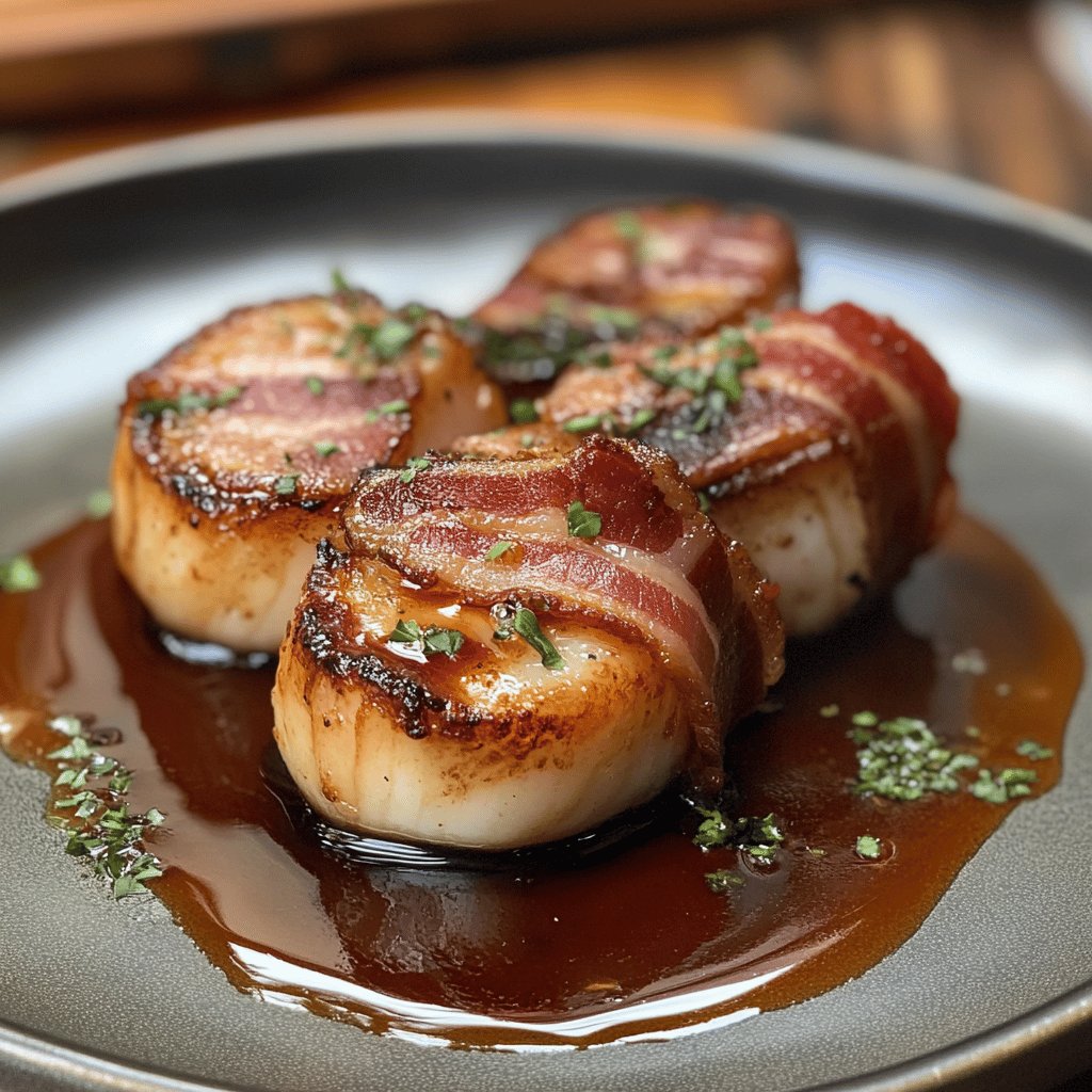 Bacon-Wrapped Scallops