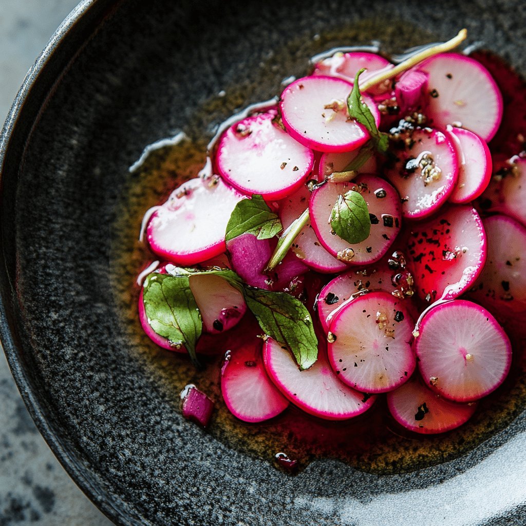 Quick Pickled Radishes