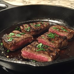 Cast Iron Pan-Seared Steak