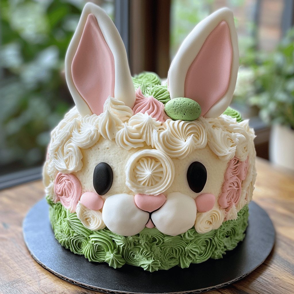 Easy Easter Bunny Cake