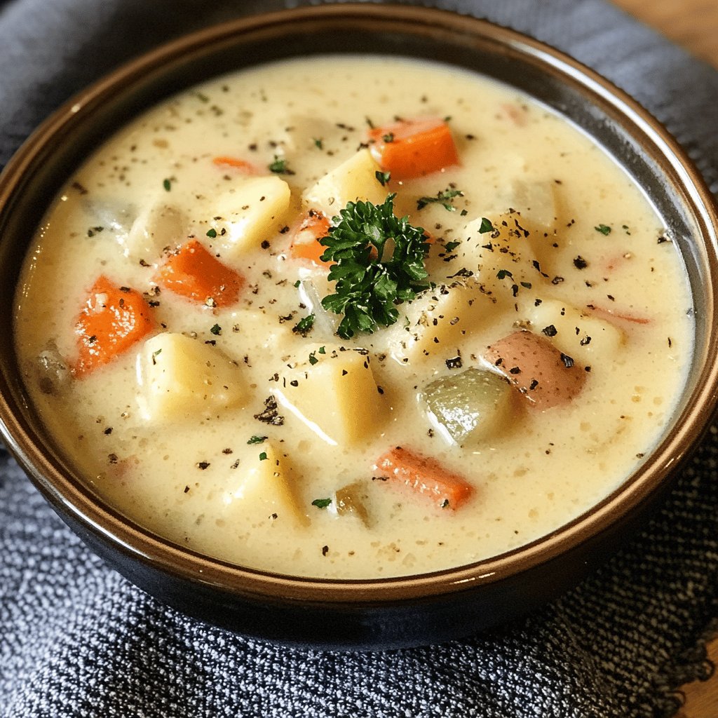 Creamy Slow Cooker Potato Soup