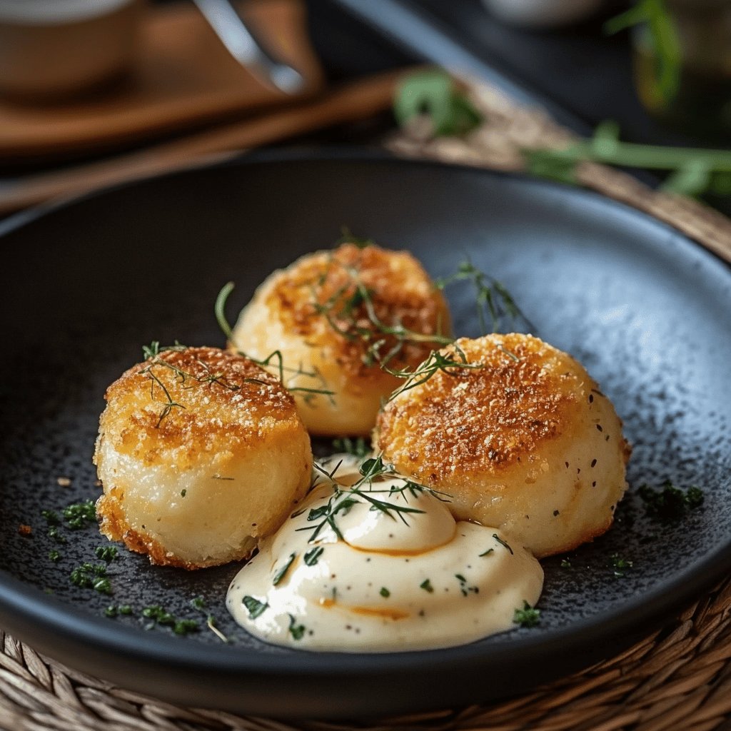 Croquettes de pommes de terre croustillantes