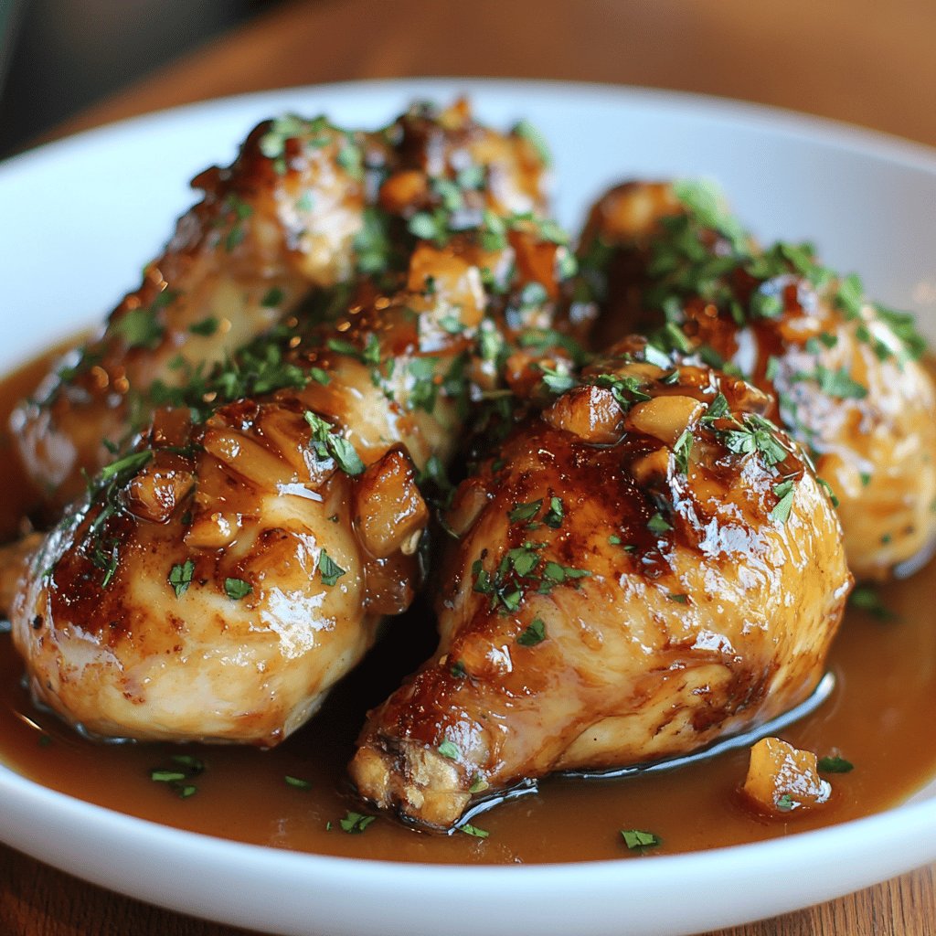 Poulet au caramel maison