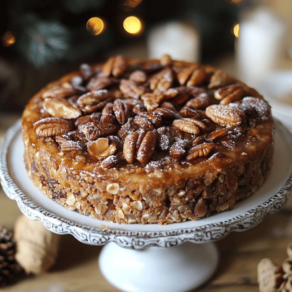 Gâteau aux noix traditionnel