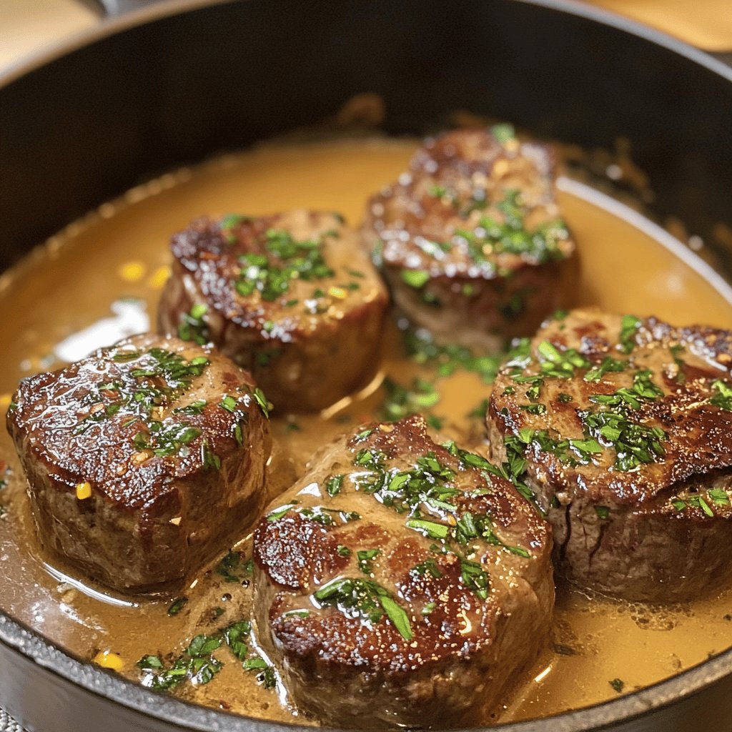 Filet mignon en cocotte