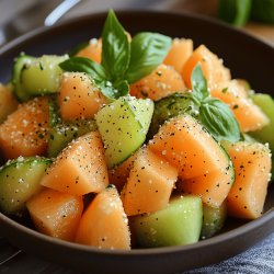 Salade de Melon à l'italienne