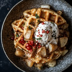 Crispy Potato Waffles