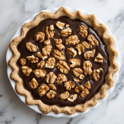 Chocolate Walnut Pie