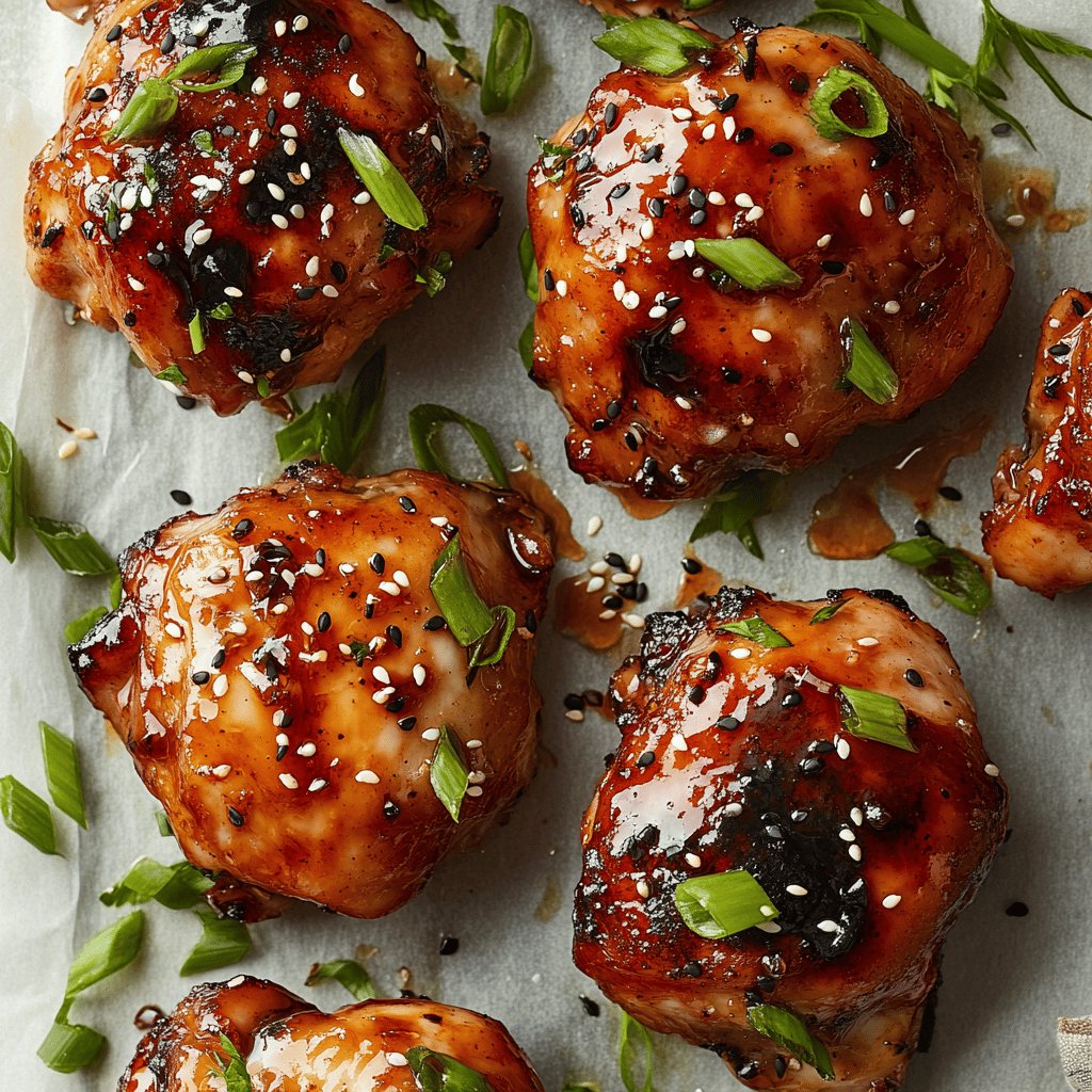 Asian Glazed Chicken Thighs