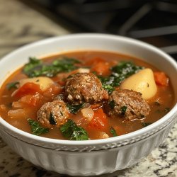 Hearty Italian Meatball Soup