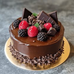 Rich Dark Chocolate Cake