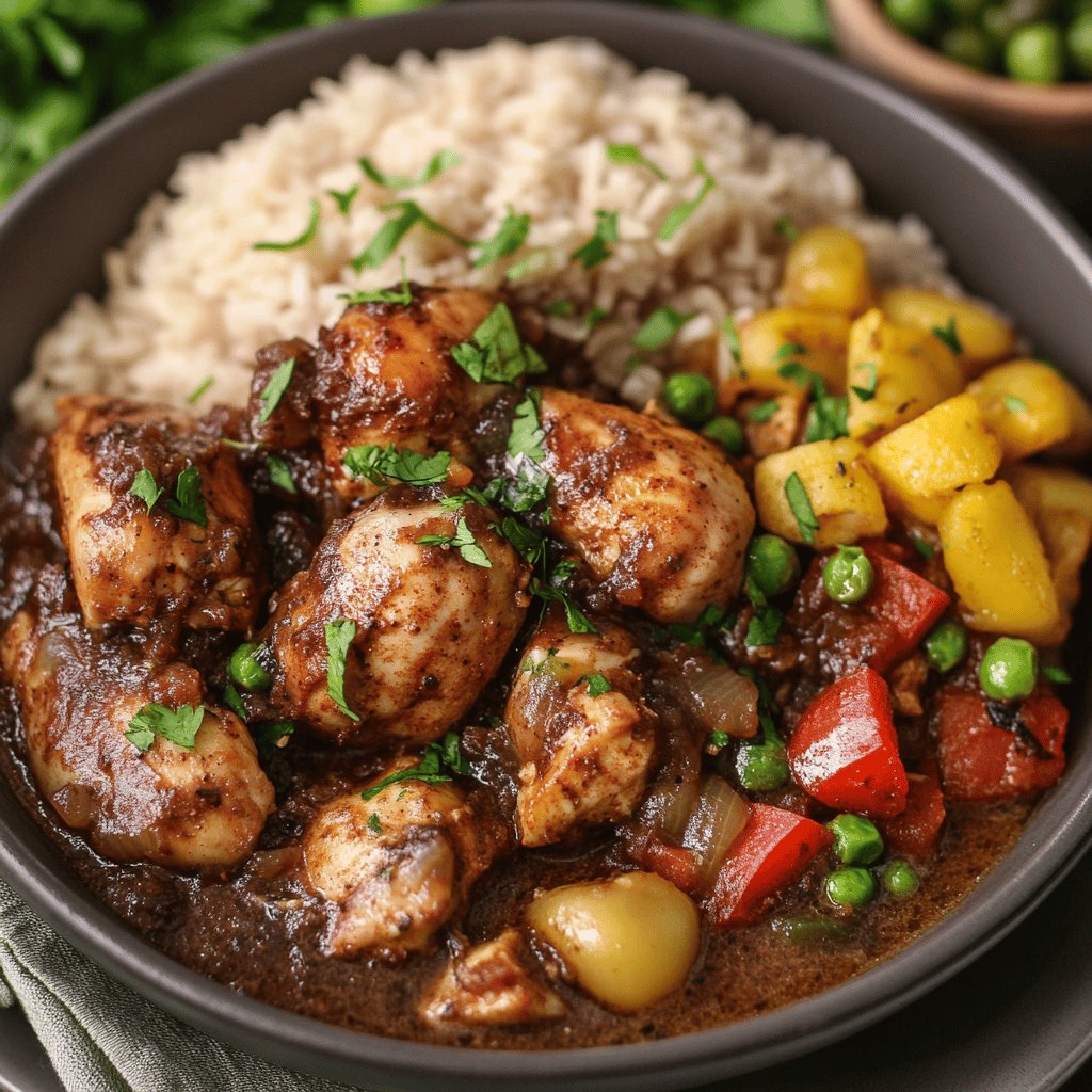 Jamaican Brown Stew Chicken