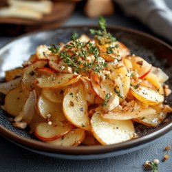 Salade tiède de pommes de terre et harengs