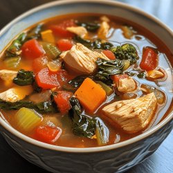 Low-Carb Chicken Veggie Soup