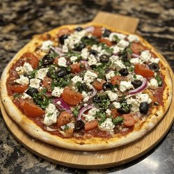 Mediterranean Greek Pizza