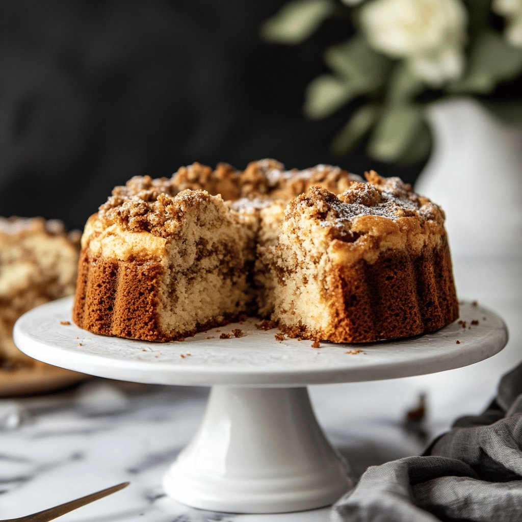 Classic Sour Cream Coffee Cake