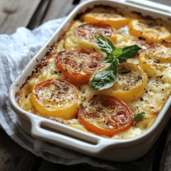 Gratin de blettes et tomates