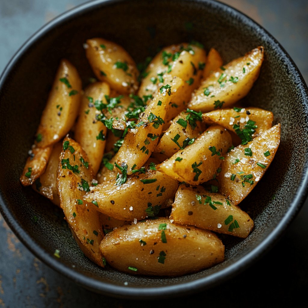 Pommes de terre à l'ail et persil