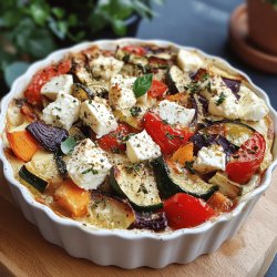 Flan de légumes à la feta