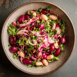 Salade de haricots rouges originale