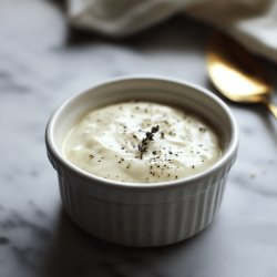 Sauce fromage blanc et coriandre