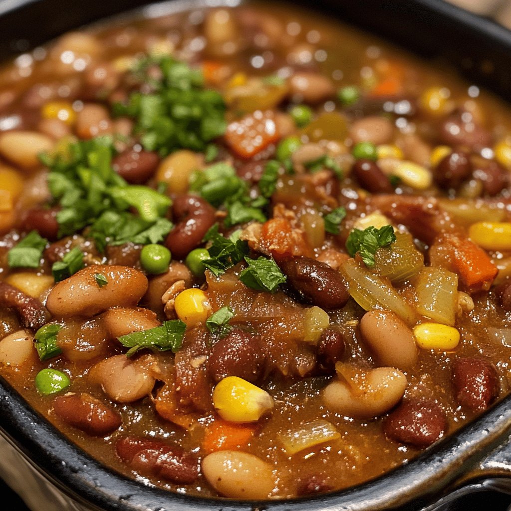 Hearty Calico Bean Casserole