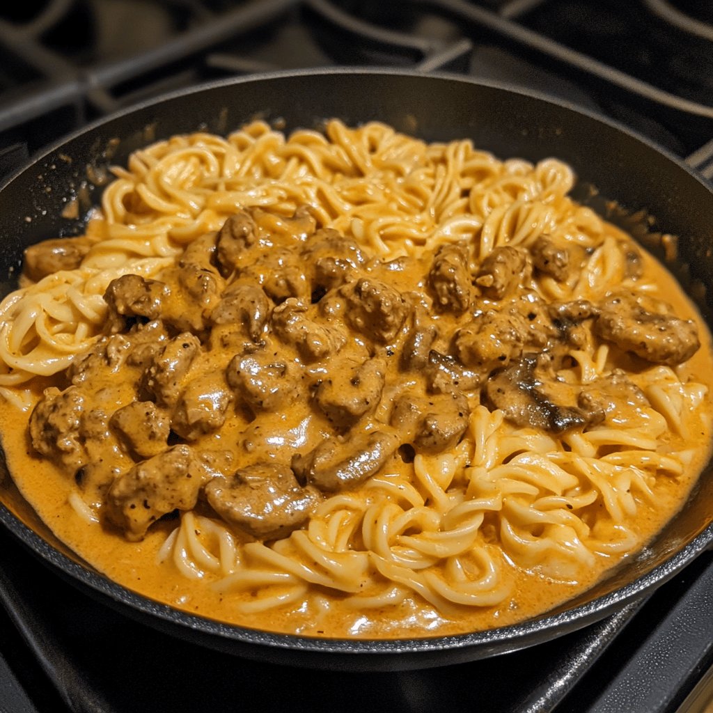 Quick Hamburger Stroganoff